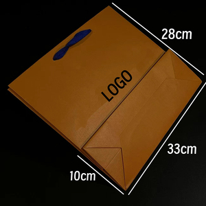 Bolsas de Papel Resistentes con Logotipo de Marca Directo de Fábrica, Bolsas de Regalo de Papel Especial para Empacar Bolsos, Cinturones y Accesorios de Lujo - Product Image 6
