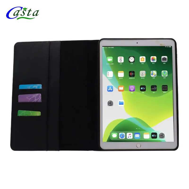 For Ipad Pro 11 inch Rotate Leather Wallet High Quality Drop Protector Sublimation Blank For Ipad Case Custom Logo
