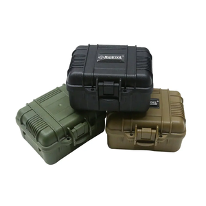 Gold Box Tools Case Small Gun Carrying Case Plastic Box Black Plastic Box Small