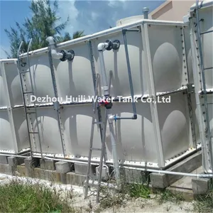 Tanque de Agua modular SMC FRP GRP Para bomberos, Tanque Para Agua Potable Para 10 Galn, tanques de drenaje de fibra de vidrio