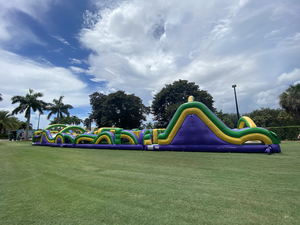 Chất Lượng Cao Bounce House Air Bouncer Inflatable Bouncer Khóa Học Trở Ngại Inflatable - Product Image 2