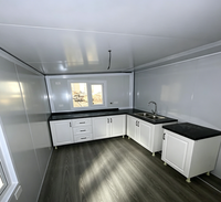Maison mobile facile à installer, Tiny House de 20 pieds, conteneur extensible avec chambre, cuisine, salon, minimaliste, préfabriquée