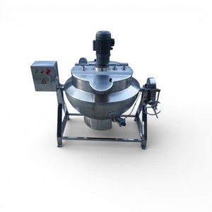 Olla con Chaqueta de Vapor de 500L, Tipo Inclinable, de Acero Inoxidable SUS304, con Motor para Fábrica de Aceite de Cocina y Salsas de Pasta, Hervido 20% Más Rápido - Product Image 6