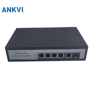 KU-6004G สวิตช์ PoE กิกะบิตพอร์ต4พอร์ต2อัปลิงค์10/100/1000Mbps 30W/พอร์ต60W VLAN 802.3at/AF - Product Image 4