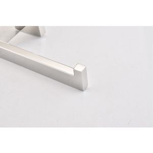 Ensemble de matériel de salle de bain moderne, finition chromée, porte-serviettes mural en métal, usage domestique - Product Image 5