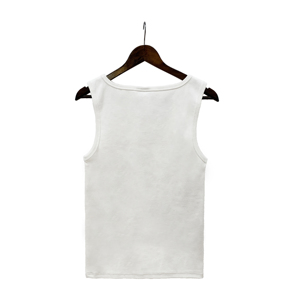 Vendita calda <span class=keywords><strong>canotta</strong></span> aderente da <span class=keywords><strong>uomo</strong></span> con logo personalizzato <span class=keywords><strong>a</strong></span> coste senza maniche gilet Casual da palestra in cotone bianco bianco con muschio <span class=keywords><strong>canotta</strong></span> Basic da <span class=keywords><strong>uomo</strong></span> - Product Image 4