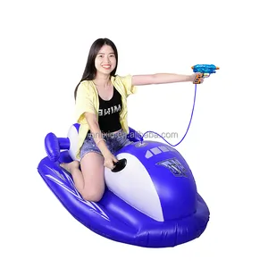 Customize Logo Shape Swim Float For Kids Inflatable Water Float Rider Toy Inflatable Pool Float