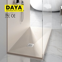 Receveur de douche européen moderne en marbre