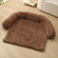 Coussin-lit pour chien et chat en peluche longue, directement de l'usine - Meilleure vente, lavable, antidérapant, pour toutes les saisons, protecteur et mignon