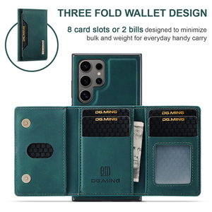 Étui de téléphone en cuir magnétique de luxe avec porte-cartes, étui portefeuille détachable 2 en 1 pour Samsung S26 S25 S24 S23 S22 Ultra A37 A56 - Product Image 4