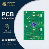 Pabrikasi PCB Rigid-Flex Satu Pusat untuk Power Supply, Fabrikasi PCB FR4 Panel 2-Up Bersertifikasi ISO9001 untuk Peralatan Rumah Tangga
