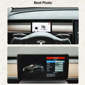 VJOYCAR 6.2 pouces <span class=keywords><strong>Tesla</strong></span> modèle <span class=keywords><strong>3</strong></span> modèle Y <span class=keywords><strong>affichage</strong></span> tête haute Position de vitesse <span class=keywords><strong>pression</strong></span> des pneus automatique écran IPS tableau de bord HUD pour <span class=keywords><strong>Tesla</strong></span> - Product Image 6