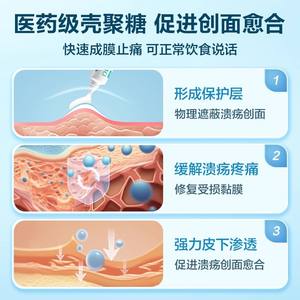 Gel Kefu para úlceras bucales, aftas, ampollas en la lengua y la boca - sin spray/sabor sandía - Product Image 2