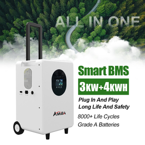 Station d'alimentation portable tout-en-un 5KW 5KWH avec contrôle par application, batterie LiFePO4 12.8V, cellules de qualité A, plus de 8000 cycles, générateur solaire - Product Image 2