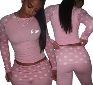 Conjunto de Top Corto de Verano para Mujer, Marca Shimaer, Corte Ajustado, Manga Larga, Color Sólido, Algodón con Spandex, Transpirable y de Secado Rápido - Product Image 1
