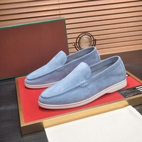 Mocassins polyvalents pour couple, chaussures de marche décontractées et sportives, tendance, dessus en cuir de cerf véritable, semelle intermédiaire en PU, semelle extérieure en PVC, personnalisables