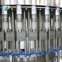 Machine de remplissage automatique de liquides à grande vitesse - Ligne de production d'eau complète avec bouchonnage et étiquetage, pour bouteilles de 500 ml