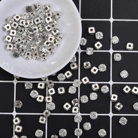 Strass en verre à coudre à fond plat pour vêtements, chaussures et chapeaux, vente en gros OEM