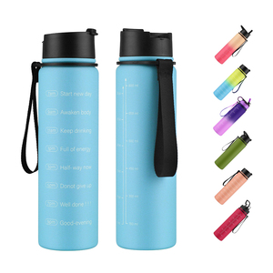 32oz Grande <span class=keywords><strong>Motivation</strong></span> Marqueur Temporel Sport Écologique Motivé Métal Bouteille D'eau Avec De <span class=keywords><strong>La</strong></span> Paille De Logo Fait Sur - Product Image 2