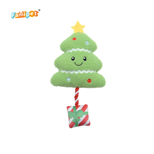 Famipet Üreticisi Toptan Yeni Noel Temalı Tasarım Yumuşak Dolgulu Kırışık Evcil Hayvan Köpek Oyuncağı Peluş Sesli Köpek Oyuncağı - Product Image 5