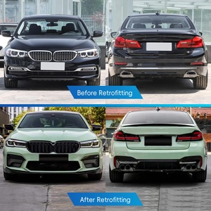 Kit de Carrocería 2023 para BMW Serie 5 Deportivo, Modificación y Actualización para G30/G38/F90 2018-2020, Parachoques Delantero y Trasero, Capó, Faros Traseros - Product Image 2
