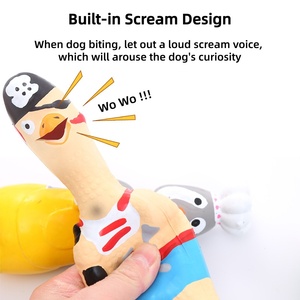 Giocattoli per Cani a Forma di Pollo Urlante in <span class=keywords><strong>Latex</strong></span>, Divertenti Giochi Interattivi con Suoni per Animali Domestici - Product Image 3