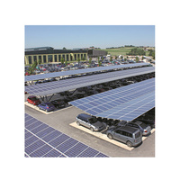 Structure de carport solaire en aluminium Angels Solar Carport pour montage solaire