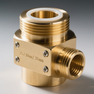 Custom Automatic Coffee Machine Spare Parts <b>Connector</b> Cnc Machined Turning Brass Coffee Machine Milk Pipe Connection <b>Adapter</b> - Product Image 2