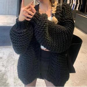 Pulls personnalisés en tricot faits à la main pour femmes, pulls multicolores avec patchs, <span class=keywords><strong>pull</strong></span> en tricot pour femme - Product Image 1