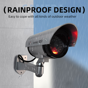 Produttore di alta qualità per la casa senza fili CCTV <span class=keywords><strong>sorveglianza</strong></span> di sicurezza impermeabile simulato finta macchina fotografica con luce a LED - Product Image 2