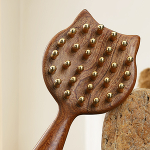 Cuoio capelluto meridiano pettini da massaggio rame gatto ispessito denti larghi sandalo cuscino d'aria pettine per il <span class=keywords><strong>rilassamento</strong></span> del corpo - Product Image 3