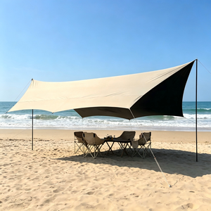 Wholesale 210D Oxford Camping Tarp Waterproof Heavy Duty Outdoor <b>Canopy</b> for Large Family Waterproof Design Protects From Rain an - Product Image 2