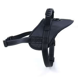 Arnés reflectante de lujo para perros Premium suave con acolchado transpirable para perros grandes Senderismo Correr Diseño de logotipo personalizado - Product Image 6