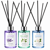Diffuseur de parfum écologique de luxe en rotin, longue durée, pour chambre et salle de bain, usage domestique polyvalent