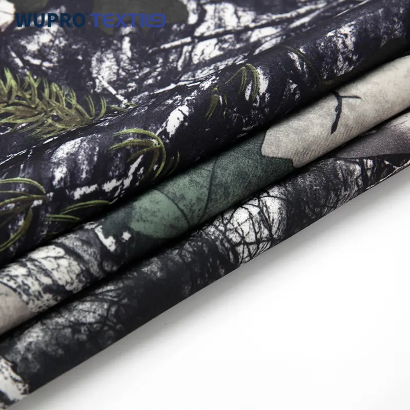 Printtek pabrik Cina kualitas tinggi tahan air ripstop 300 50D/72F kain pongee poliester untuk jaket mantel pakaian Bawah