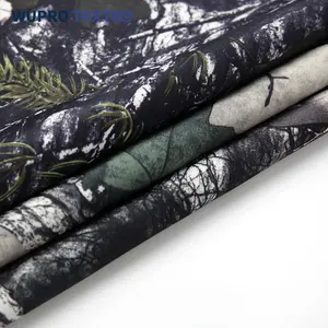 Printtek Chine usine haute qualité imperméable ripstop 300 50D/72F polyester pongé tissu pour veste manteau vers le bas porter