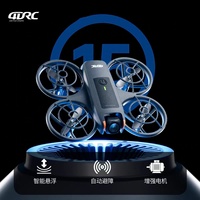 Drone RC 4DRC V53 avec écran LCD, télécommande, caméra 480P, WiFi FPV, mini quadricoptère pliable, évitement d'obstacles, jouet pour enfants