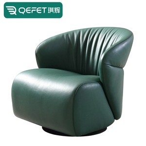 Juego de sillón <span class=keywords><strong>reclinable</strong></span> de cuero genuino de diseñador italiano informal para salas de estar y dormitorios modernos de forma cuadrada - Product Image 3