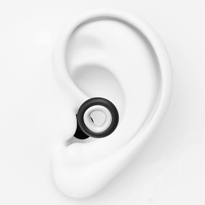 Bouchons d'oreilles lavables anti-bruit, bouchons d'oreilles en silicone réutilisables pour le sommeil, la concentration, les voyages, les concerts, le travail, embouts d'oreilles en S/M/L - Rose - Product Image 2