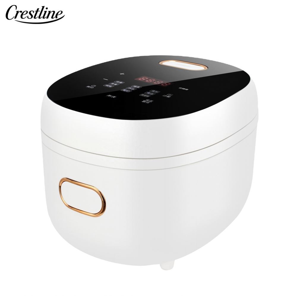 Kitchen Smart 5L Digital Rice Cooker Automatic Low Sugar Multi-Purpose Electric Cooker Touch Panel Plastic Housing for Household