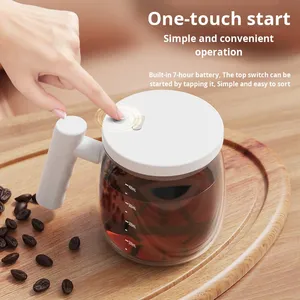 แก้วกาแฟแบบพกพาพร้อมระบบกวนอัตโนมัติ สำหรับชงชา นม น้ำเต้าหู้ เหมาะสำหรับคนยุคใหม่ที่ต้องการความสะดวก - Product Image 3