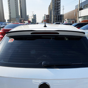 Volkswagen Polo MK6 <b>Rear</b> <b>Spoiler</b> Piano Black ABS Wing Shaped Trunk Lip 2019+ Exterior Modification - Product Image 3