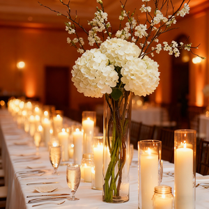 आधुनिक उच्च बोरोसिलिकेट ग्लास अधिक आकार के टेबलटॉप <span class=keywords><strong>vase</strong></span> टिकाऊ कलात्मक डिजाइन वर्षगांठ और घर सजावट के लिए टिकाऊ कलात्मक डिजाइन - Product Image 3