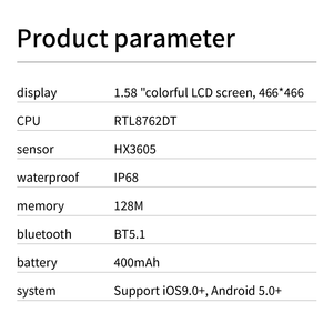 Montre connectée étanche IP67 JS 27 PRO MAX <span class=keywords><strong>WearFit</strong></span> Pro pour appels Bluetooth, montre tendance 2023, nouvelles montres de sport au poignet - Product Image 6