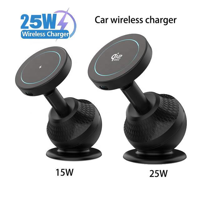 2026 High Quality Qi2.2 25W Car Phone Holder for Samsung Iphone Xiaomi Mobile Magnetic Wireless Charger Qi2 25 W