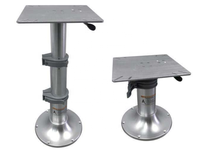 Table de bateau réglable en hauteur à 3 niveaux en aluminium DOWIN, petite table sur pied