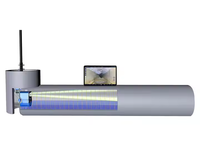 Caméra d'inspection de canalisation avec periscopie HD 4MP, zoom optique 30X, mise au point automatique, tige télescopique et éclairage LED réglable