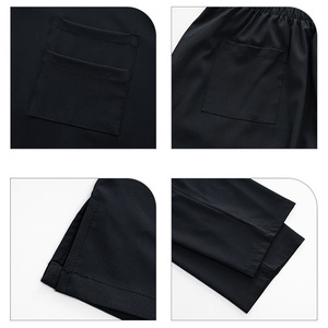 Tenues d'infirmières personnalisées à manches courtes pour femmes, grandes tailles, uniformes de médecins et infirmières tendance, en tissu extensible tissé - Product Image 3