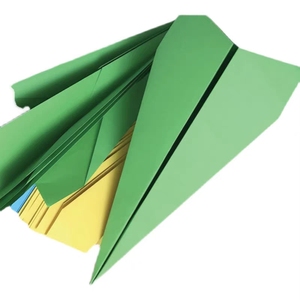 Factory Direct Custom Love Style Handmade Art Paper Thermal Transfer Printed Multi-Size Solid Pattern Custom Brand Paper Plane