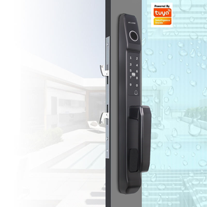 Cerradura Inteligente para Puerta Exterior de Aluminio Sólido, con Reconocimiento de Huella Digital, IP68, Sin Llave, Económica - Product Image 1
